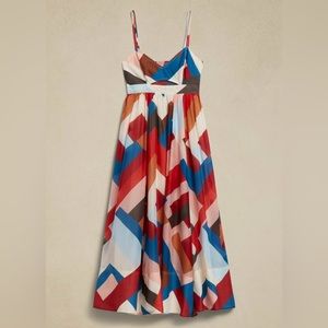 Banana Republic isa cotton silk dress